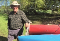 This is the legendary John Cheyne, a long-time champion of wetlands. His 1980 study of bitterns at Whangamarino yielded more than 140 booming males. Recent surveys suggest a 90 per cent decline