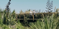 A bridge on the Isaac Loop Track, which is open to the public.